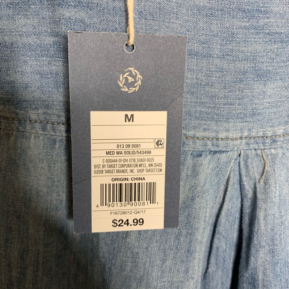 Universal Thread Denim Button Dress - Picture 4 of 5